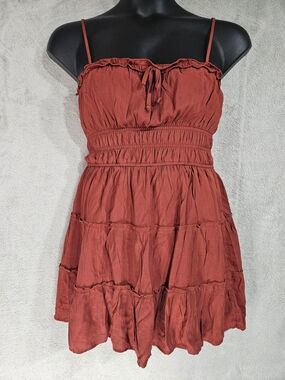 Trixxi Red Elastic Waist Shorts with White Trim